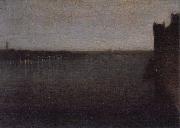 Nocturne in Grau und Gold, Westminster Bridge James Mcneill Whistler